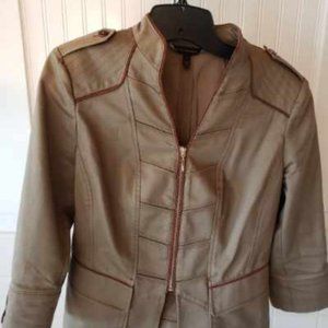 WHBM Military Style Jacket Size 4